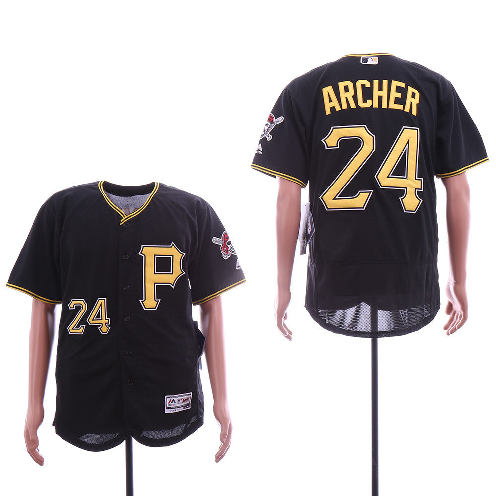 Chris Archer Pittsburgh Pirates black jersey