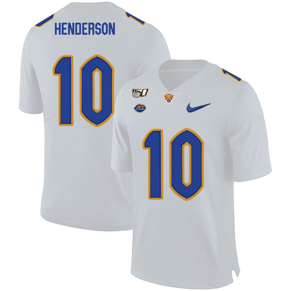 Quadree Henderson Pitt Panthers white jersey