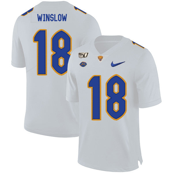Ryan Winslow Pitt Panthers white jersey