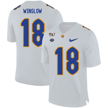 Ryan Winslow Pitt Panthers white jersey