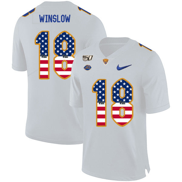 Ryan Winslow Pitt Panthers white jersey