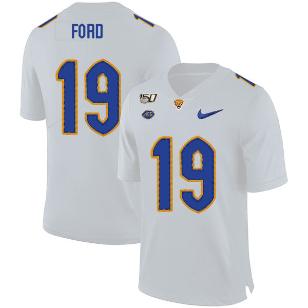Dontez Ford Pitt Panthers white jersey