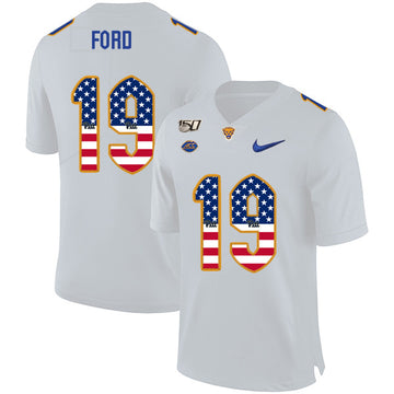 Dontez Ford Pitt Panthers white jersey