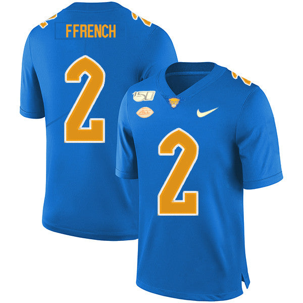 Maurice Ffrench Pitt Panthers blue jersey