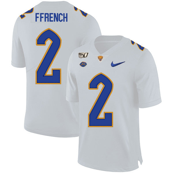 Maurice Ffrench Pitt Panthers white jersey