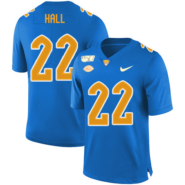 Darrin Hall Pitt Panthers blue jersey