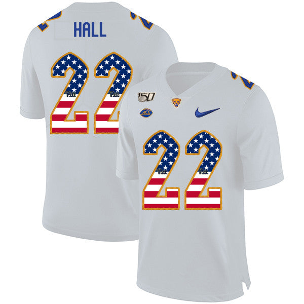 Darrin Hall Pitt Panthers white jersey