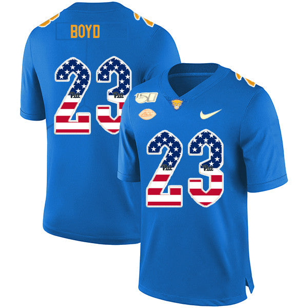Tyler Boyd Pitt Panthers blue jersey