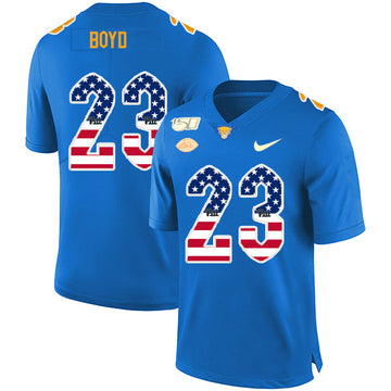 Tyler Boyd Pitt Panthers blue jersey