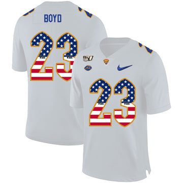 Tyler Boyd Pitt Panthers white jersey
