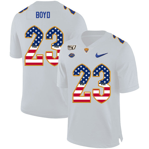 Tyler Boyd Pitt Panthers white jersey