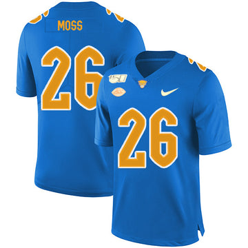 Chawntez Moss Pitt Panthers blue jersey