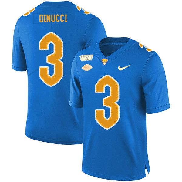 Ben DiNucci Pitt Panthers blue jersey