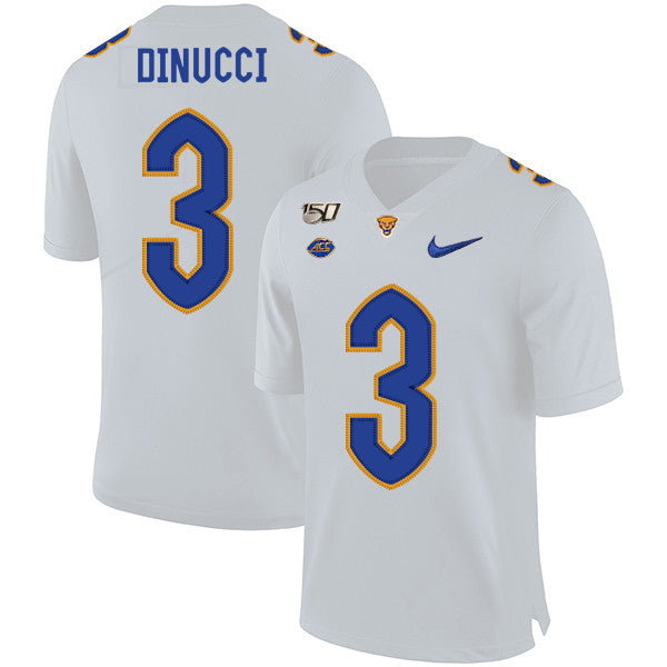 Ben DiNucci Pitt Panthers white jersey