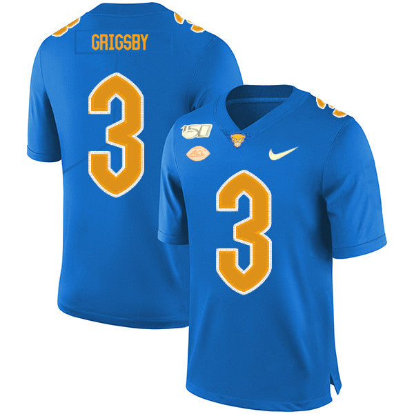 Nicholas Grigsby Pitt Panthers blue jersey