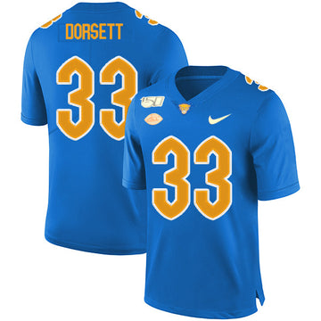 Tony Dorsett Pitt Panthers blue jersey