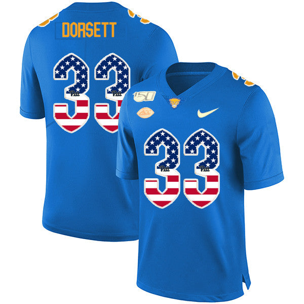 Tony Dorsett Pitt Panthers blue jersey