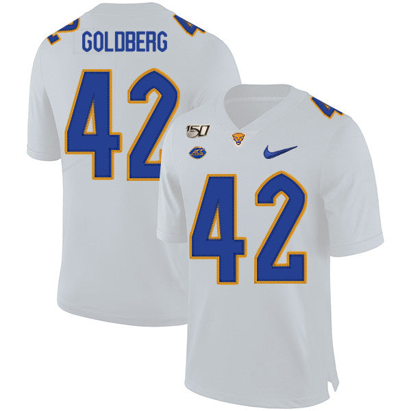 Marshall Goldberg Pitt Panthers white jersey