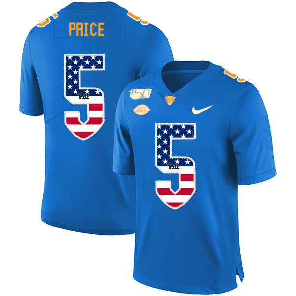 Ejuan Price Pitt Panthers blue jersey
