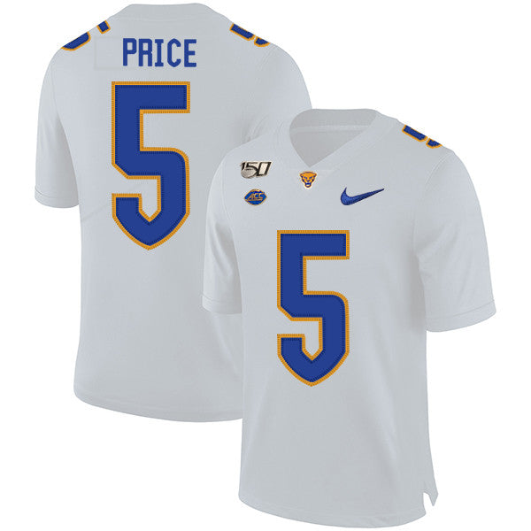 Ejuan Price Pitt Panthers white jersey