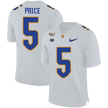 Ejuan Price Pitt Panthers white jersey