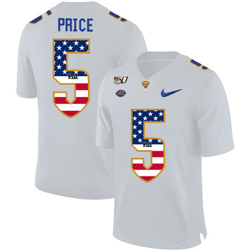 Ejuan Price Pitt Panthers white jersey