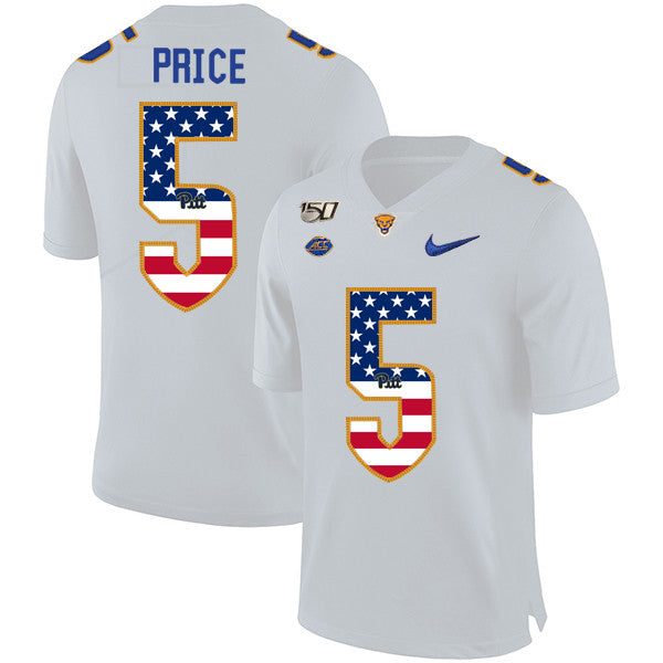 Ejuan Price Pitt Panthers white jersey