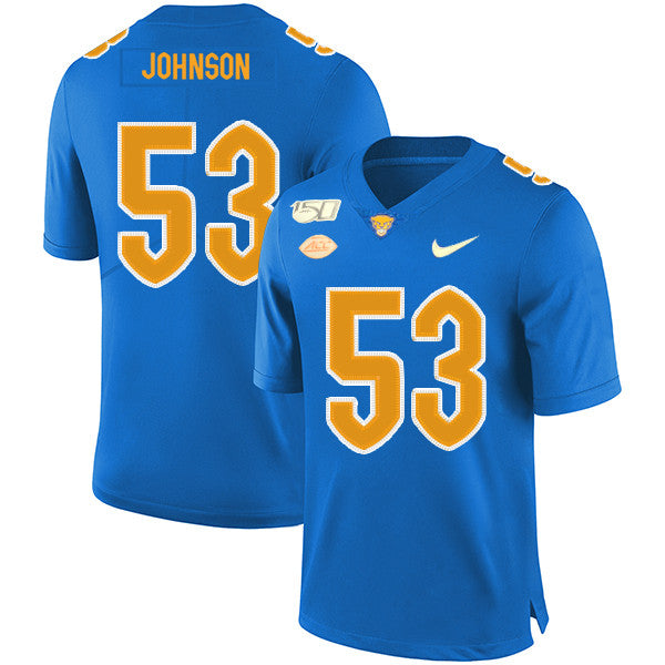 Dorian Johnson Pitt Panthers blue jersey