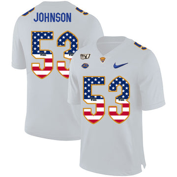 Dorian Johnson Pitt Panthers white jersey