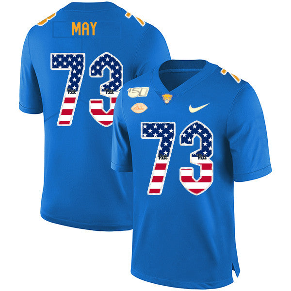 Mark May Pitt Panthers blue jersey