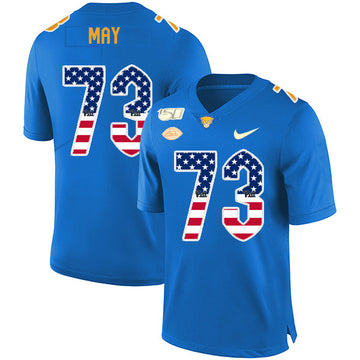 Mark May Pitt Panthers blue jersey