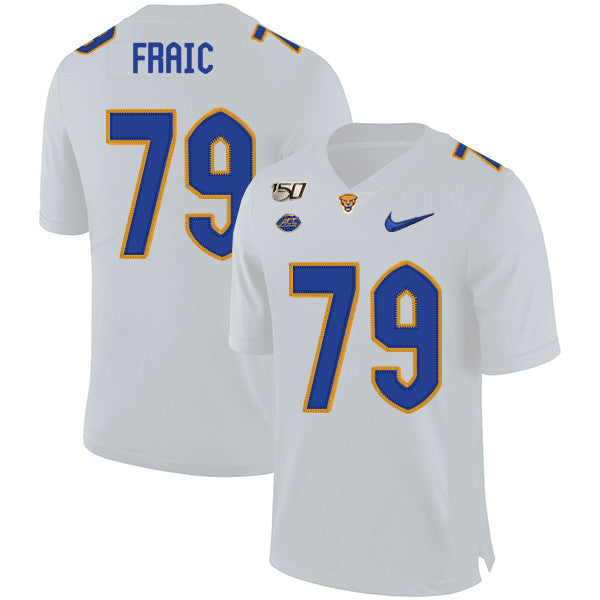 Bill Fralic Pitt Panthers white jersey