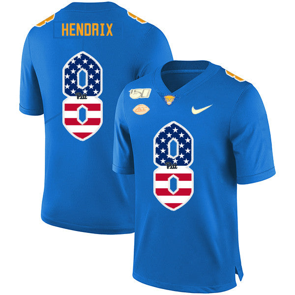 Dewayne Hendrix Pitt Panthers blue jersey