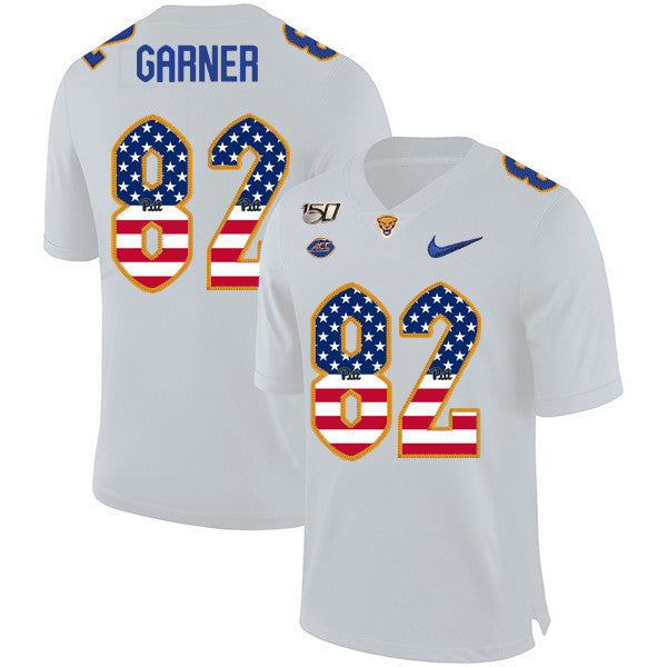 Manasseh Garner Pitt Panthers white jersey