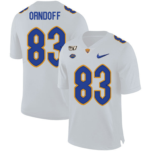 Scott Orndoff Pitt Panthers white jersey