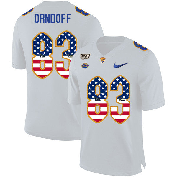Scott Orndoff Pitt Panthers white jersey