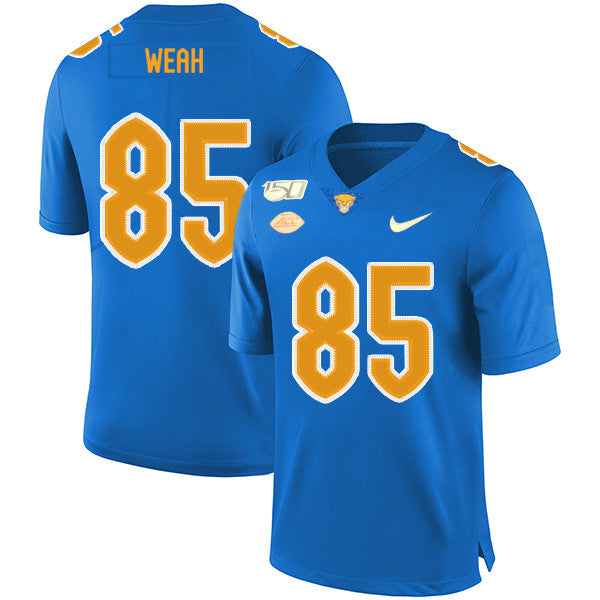 Jester Weah Pitt Panthers blue jersey
