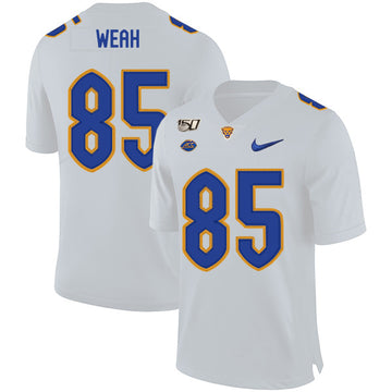 Jester Weah Pitt Panthers white jersey