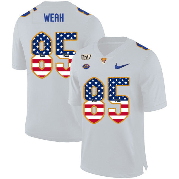 Jester Weah Pitt Panthers white jersey