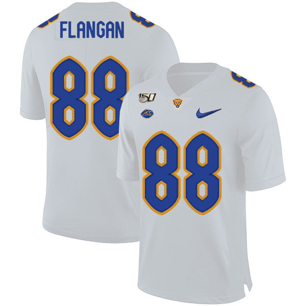 Matt Flanagan Pitt Panthers white jersey