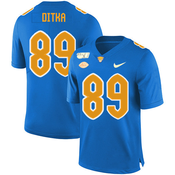 Mike Ditka Pitt Panthers blue jersey