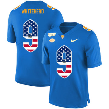 Jordan Whitehead Pitt Panthers blue jersey