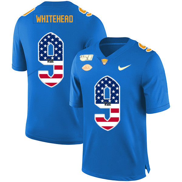 Jordan Whitehead Pitt Panthers blue jersey