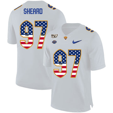 Jabaal Sheard Pitt Panthers white jersey