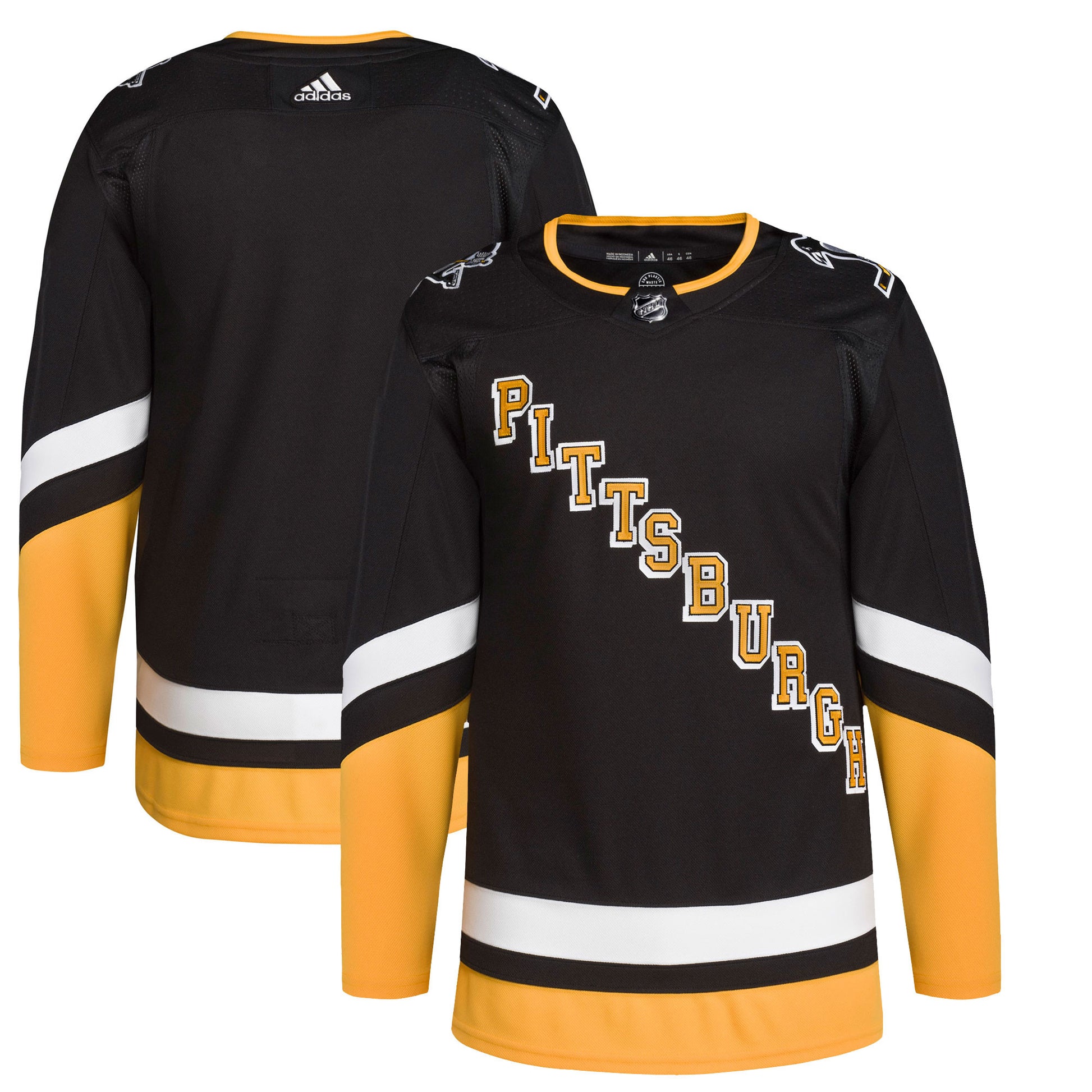 Pittsburgh Penguins black Alternate jersey