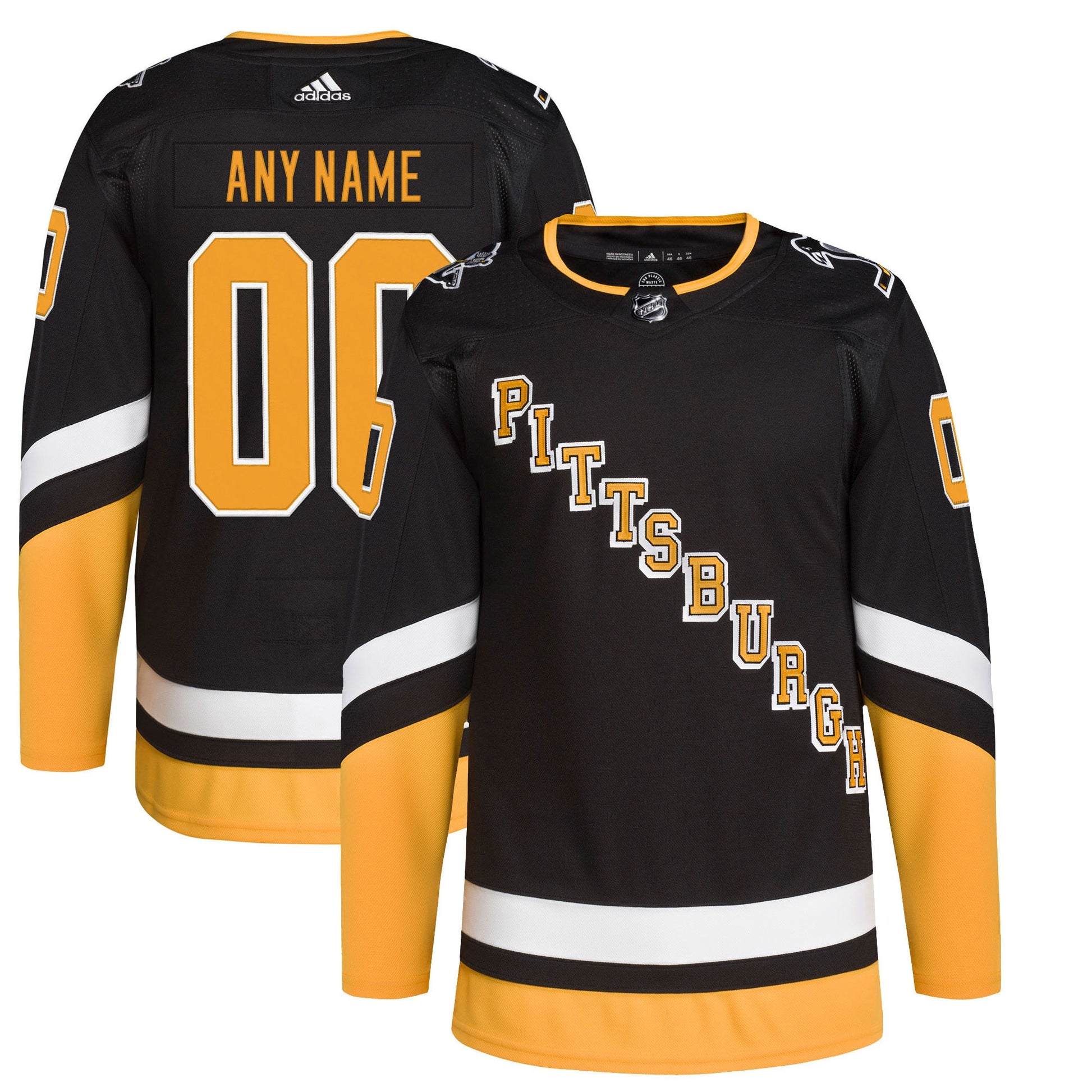 Pittsburgh Penguins black Alternate jersey