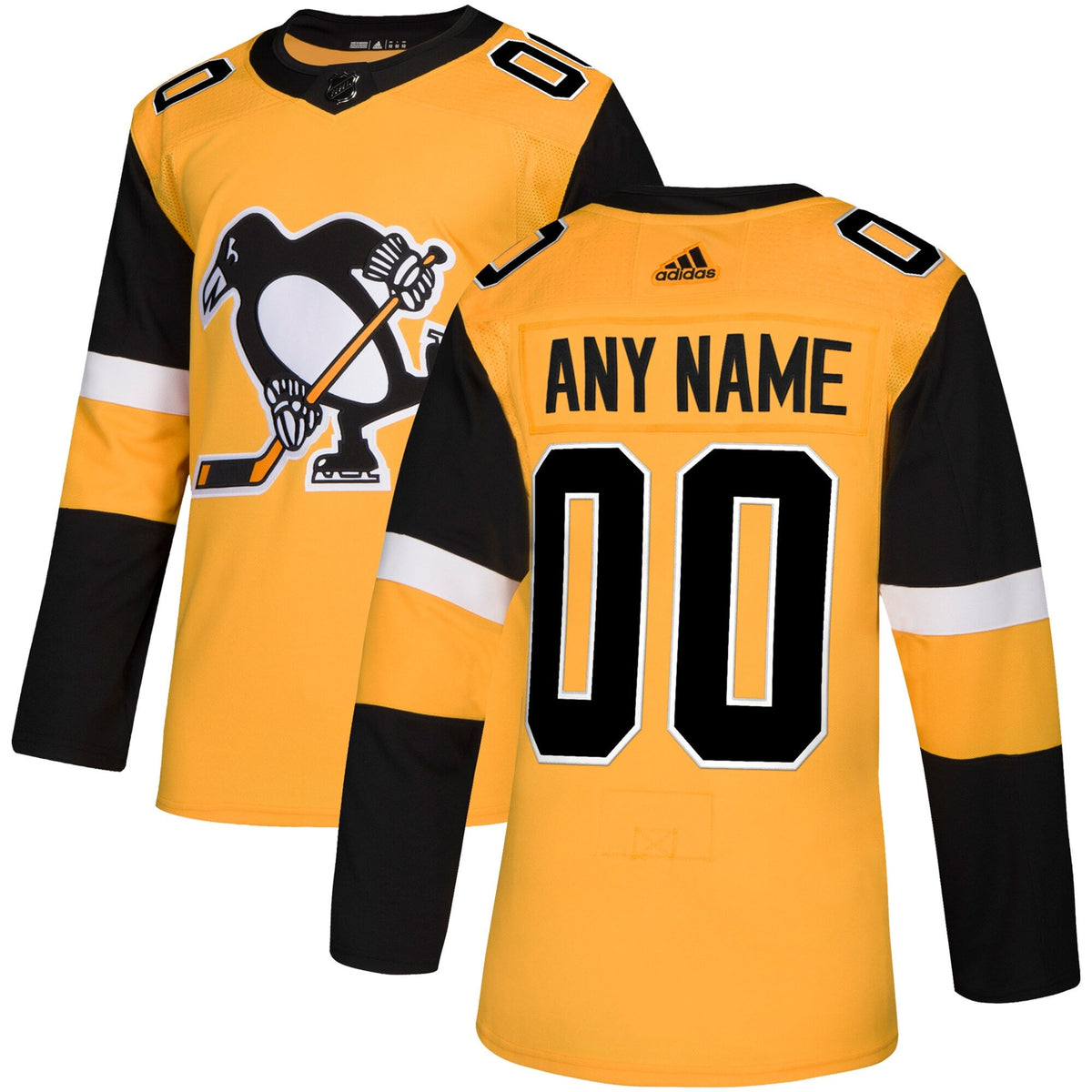 Pittsburgh Penguins gold Alternate jersey