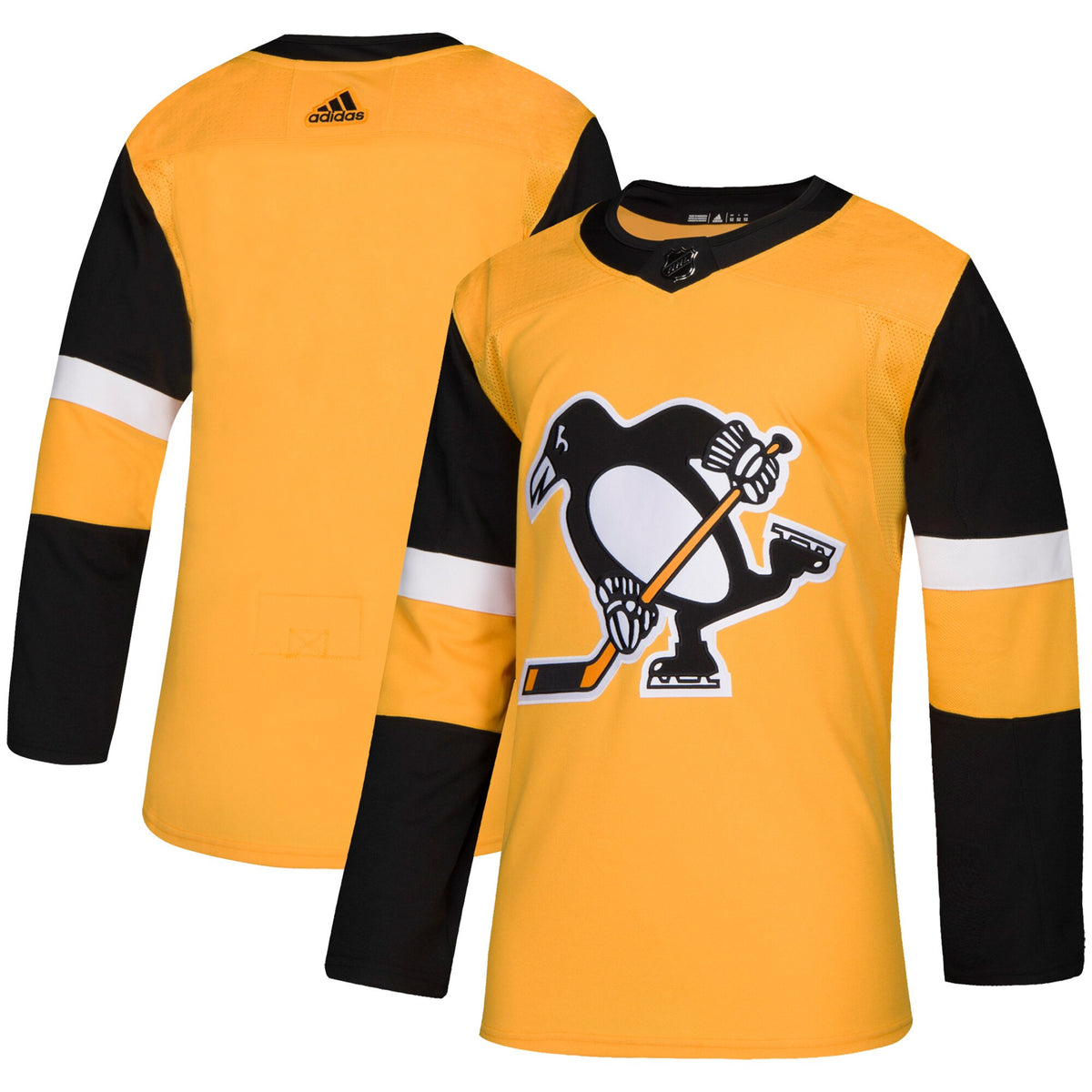 Pittsburgh Penguins gold Alternate jersey