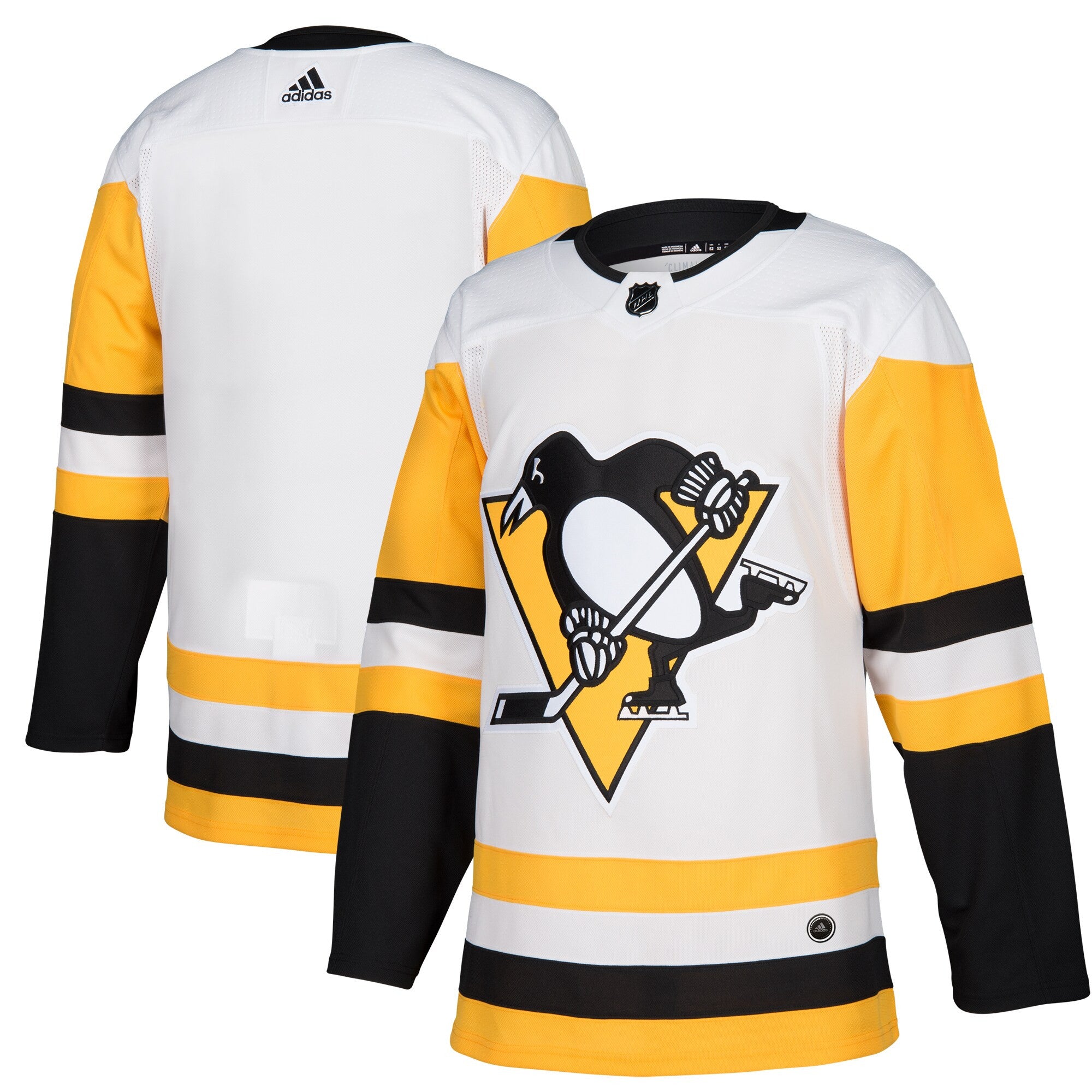 Pittsburgh Penguins white Away jersey