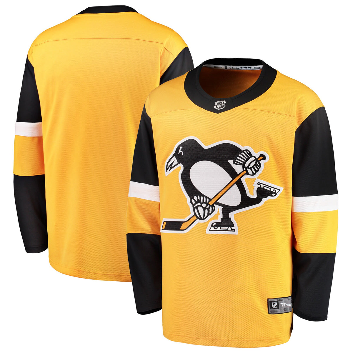Pittsburgh Penguins gold Alternate jersey